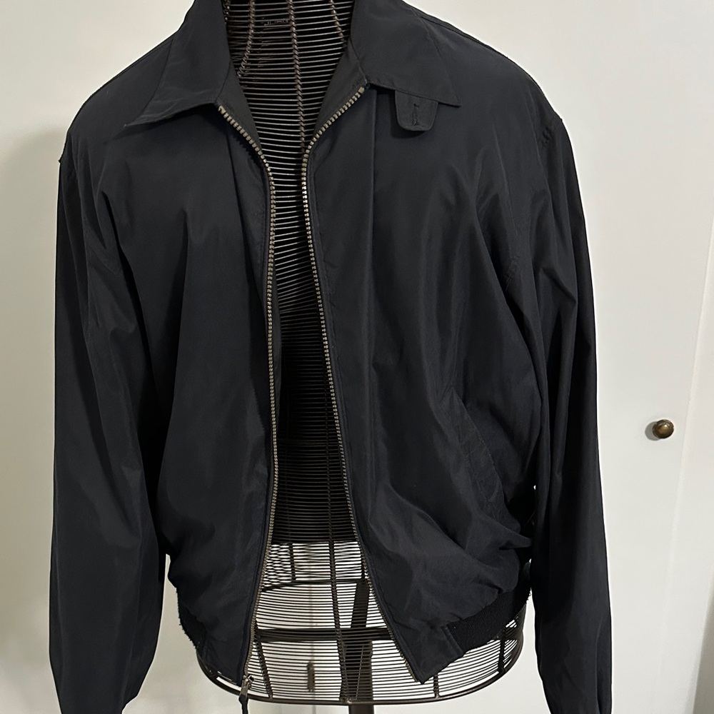 John Ashford Men's Classic Black Lightweight Jacket